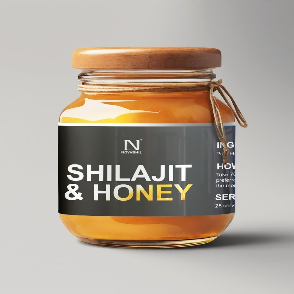 NovaShil Shilajit &amp; Honey - 500g | 100% Pure &amp; Potent Blend